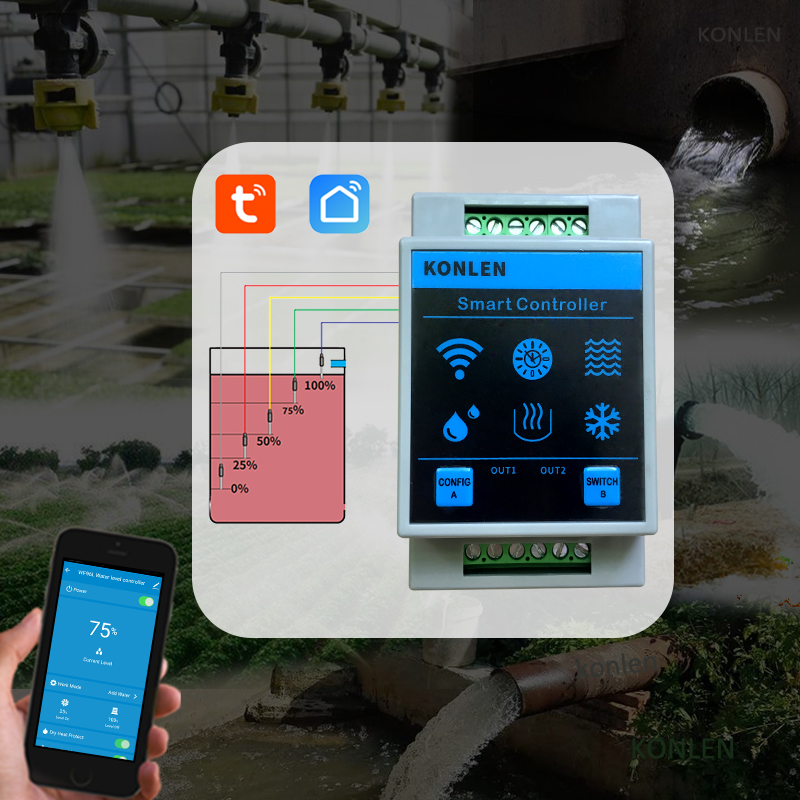 KONLEN Tuya Water Level Sensor - Vaping Area ulasan dan harga