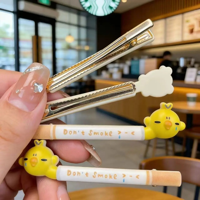 Crying Chick Hair Clips Cartoo - Vape Decoration ulasan dan harga