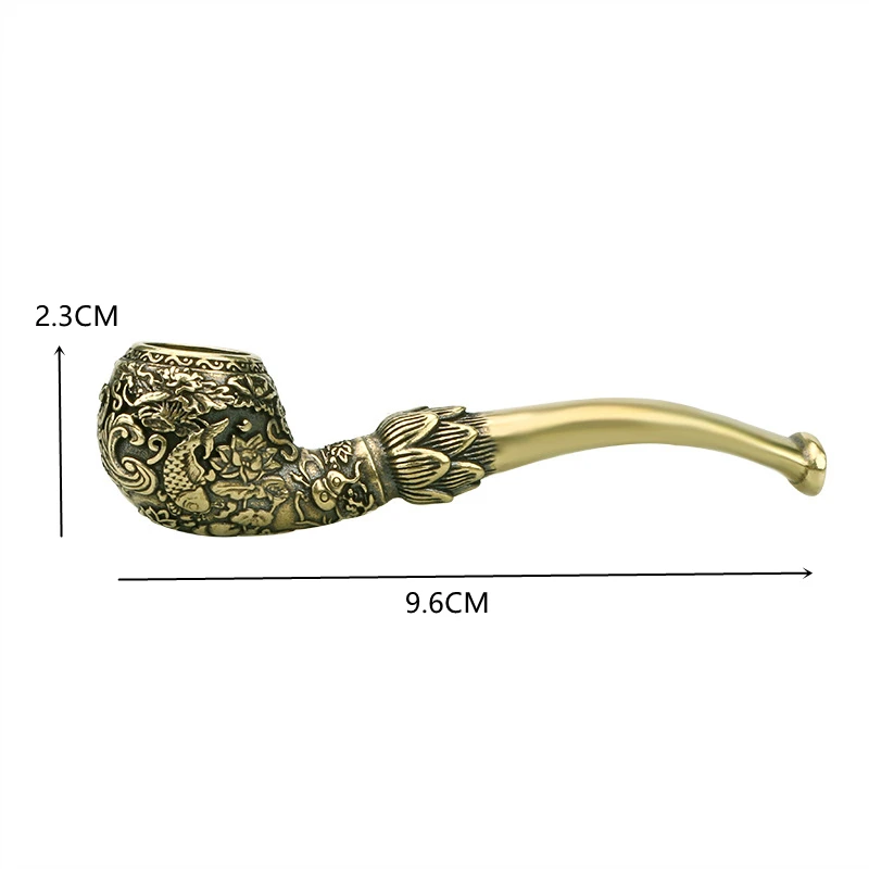 Antique Hand-carved Carp Brass - Vape Decoration ulasan dan harga