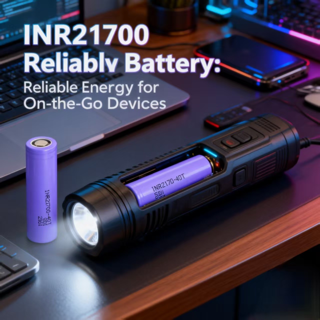 INR21700 4000mAh 3.7V Recharge - Vaping Goods ulasan dan harga