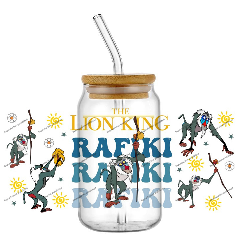 The KING Lion cartoon Characte - Rdta Tank Glass ulasan dan harga