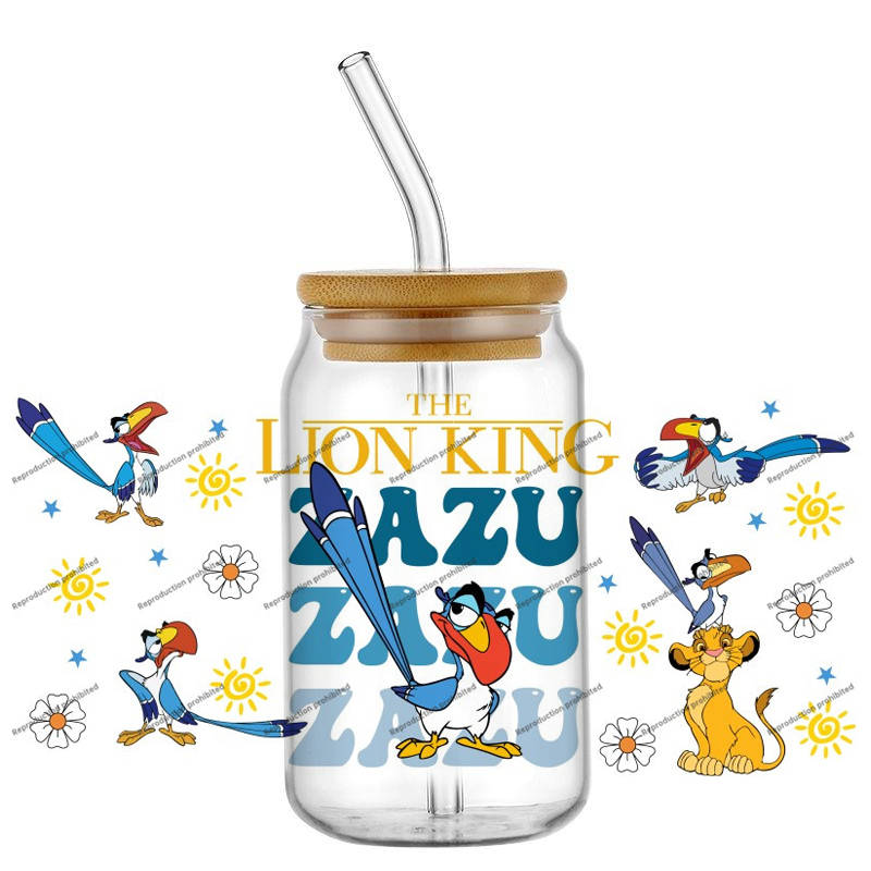 The KING Lion cartoon Characte - Rdta Tank Glass ulasan dan harga
