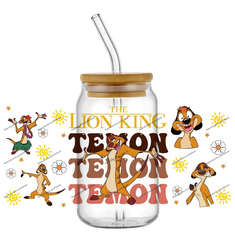 The KING Lion cartoon Characte - Rdta Tank Glass ulasan dan harga