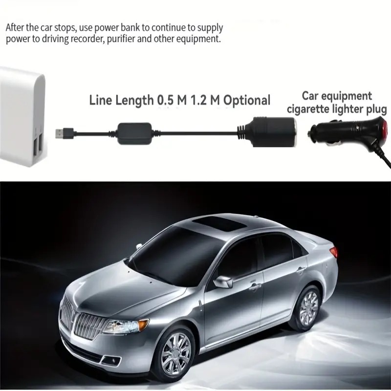 1pc 5V 2A USB To 12V Cigarette - Accessories Experts Vape ulasan dan harga