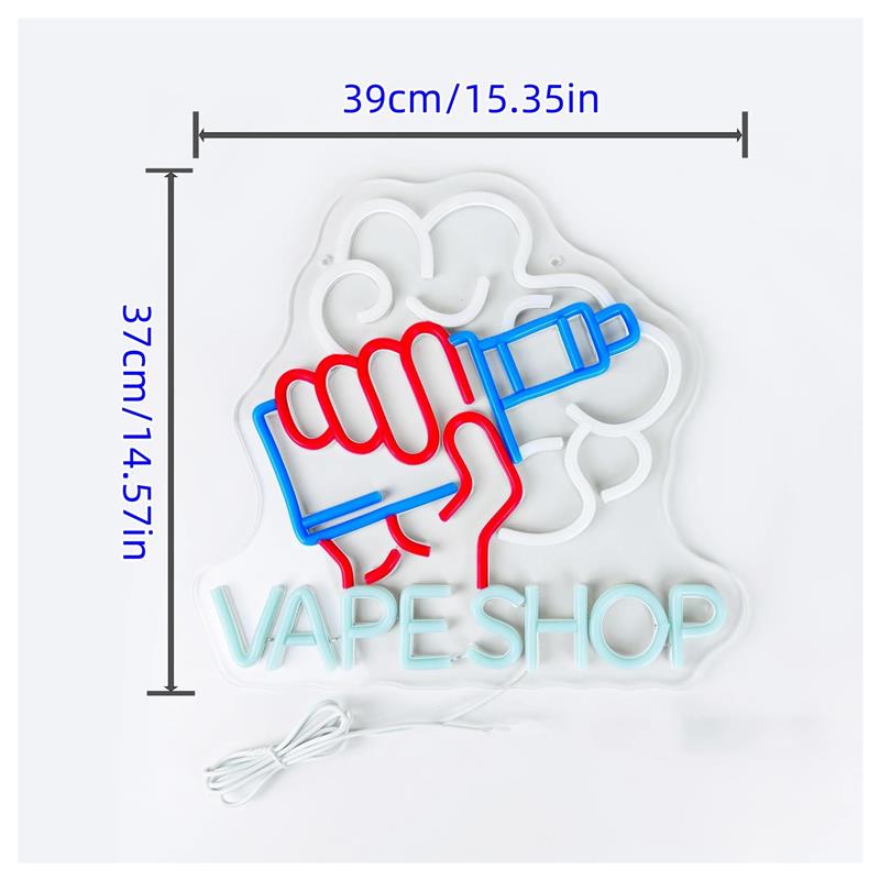 Vape Shop Neon Sign Hand Holdi - Vaping Store ulasan dan harga